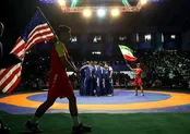20 فریم از روز آخر جام جهانی کشتی کرمانشاه