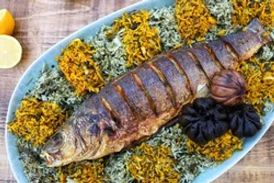 دستور پخت سبزی پلو با ماهی