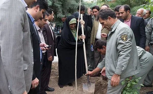 حضور ابتکار در سازمان محیط زیست استان تهران/TASNIM
