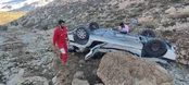 سقوط مرگبار پژو به دره در کوهرنگ