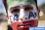 عکس:  هواداران تیم ملی در ورزشگاه سوفای لس‌آنجلس