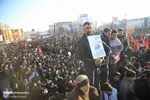 سیل جمعیت در بدقه سردار سلیمانی