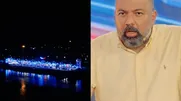 لحظات بمباران کیش وسط اجرای برنامه علی اوجی