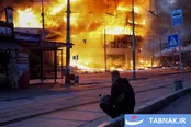 عکس: حمله روسیه به کی‌یف با موشک اورشنیک