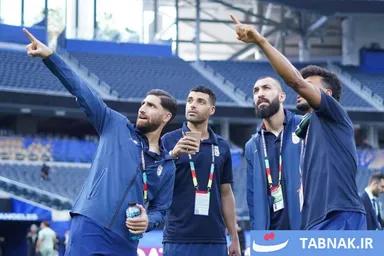 عکس: بازدید ملی‌پوشان ایران از ورزشگاه سوفای لس‌آنجلس؛ تمرین برای دیدار با نیوزیلند