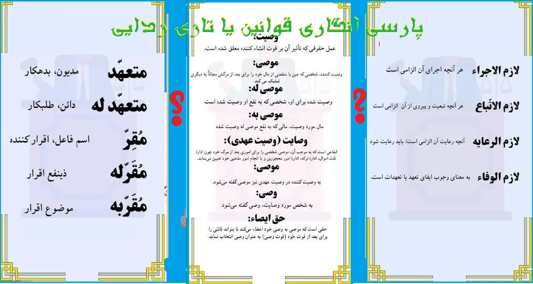 پارسی انگاری قوانین یا تازی زدایی؟!