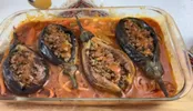 طرز تهیه بادمجان شکم پر