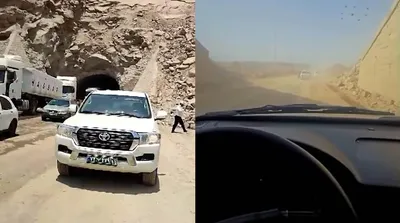 تصاویر بازگشایی شماری از تونل‌های بمباران شده