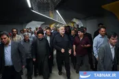 عکس: افتتاح ایستگاه مترو ورزشگاه تختی