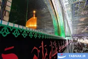 عکس: در آستانه ماه محرم؛ حرم امام حسین (ع) سیاه‌پوش شد