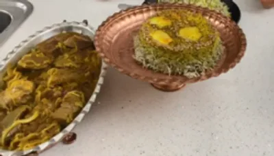 دستورپخت چلوگوشت با زبان گوساله