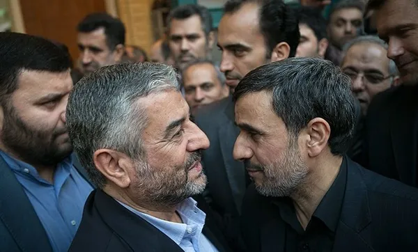 مجلس ترحیم والده محمود احمدی&zwnj; نژاد.
