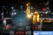 آئین خطبه‌خوانی شب عاشورا در حرم مطهر رضوی