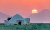 آب‌انبار (برکه) سفید در لارستان