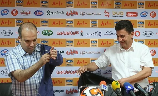 نشست خبری سرمربی تیم&zwnj;های استقلال و راه آهن. /TASNIM