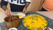 دستور پخت شکر پلو با خورش قیمه