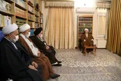 عکس | خاتمی با ماسک در دیدار با آیت الله مکارم