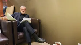 تصویری از حضور پزشکیان در سازمان ملل متحد