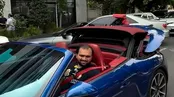 کل کل بچه مایه‌دارها بر سر سقف خودروهایشان!