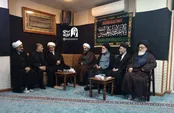 دیدار علما و بزرگان نجف با فرزند ارشد رهبر شهید انقلاب