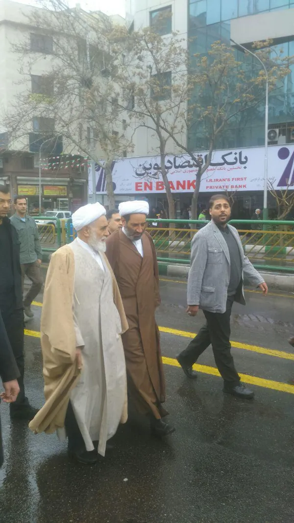 ناطق نوری در راهپیمایی ۲۲ بهمن