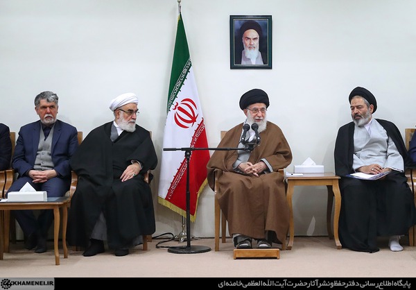 دیدار رهبری با کارگزاران حج