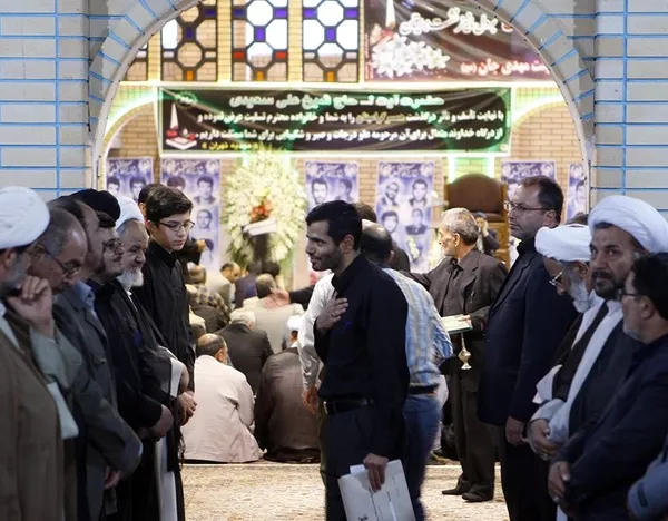 مراسم هفتمین روز درگذشت همسر حجت&zwnj;الاسلام &laquo;علی سعیدی&raquo;، نماینده ولی فقیه در سپاه پاسداران انقلاب اسلامی عصر دوشنبه در حسینیه قائم آل محمد(ص) تهران برگزار شد./IRNA
