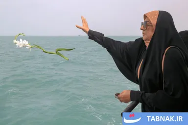 عکس: گلباران محل شهادت ۲۹۰ مسافر ایرباس