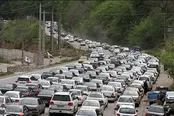 ترافیک سنگین در برخی مقاطع محورهای چالوس و هراز