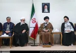 دیدار رهبری با کارگزاران حج