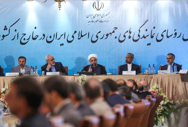 همایش رؤسای نمایندگی&zwnj;های جمهوری اسلامی ایران در خارج از کشور با حضور رییس جمهور/ISNA
