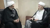 دیدار حسین طائب با آیت‌الله سبحانی