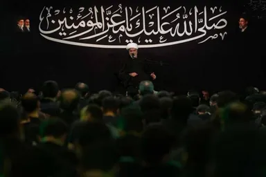 عکس: مراسم عزاداری شب بیست‌وهفتم ماه صفر در هیئت رایه‌العباس(ع)