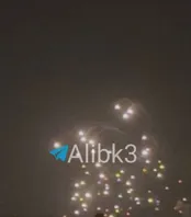 عکس: موشک بارشی ایران در حمله به بحرین