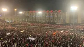 تصاویر سیل جمعیت در وداع شبانه با رهبر شهید انقلاب