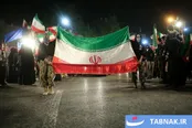عکس: اجتماع مردم ساری و گرگان در حمایت از رهبر انقلاب و نیرو‌های مسلح