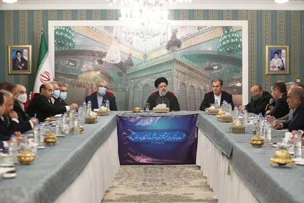 نشست بازرگانان مقیم ترکمنستان با  رئیسی