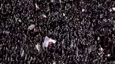 بهت خبرنگاران خارجی از جمعیت عزاداران رهبر شهید