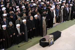 اقامه نماز رهبری بر پیکر آیت الله هاشمی شاهرودی