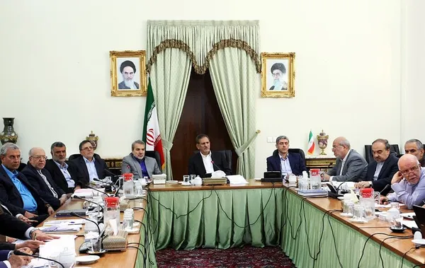 جلسه شورای عالی اقتصاد، روز دوشنبه به ریاست اسحاق جهانگیری معاون اول رییس جمهوری برگزار شد./IRNA

