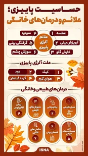 حساسیت پاییزی؛ علائم و درمان‌های خانگی