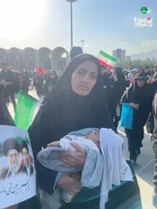 کوچک‌ترین وداع‌کننده با رهبر شهید انقلاب