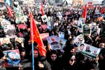 سیل جمعیت در بدقه سردار سلیمانی