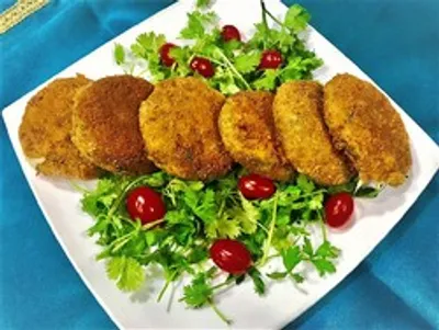 طرز تهیه کتلت نخود و لوبیا