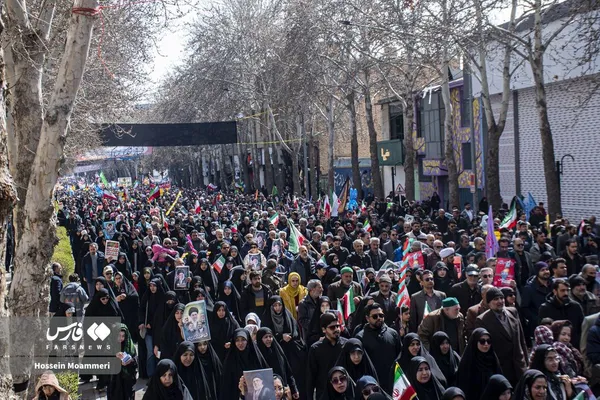 راهپیمایی در بجنورد