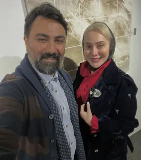 عکس مشترک تازه عروس و داماد سینمای ایران