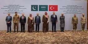 نشست سه‌جانبه ترکیه، عربستان و پاکستان در ریاض + عکس