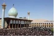 عزاداری 25 هزار نفری تاسوعا در شاهچراغ