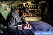 عکس: تبدیل تانک به ایستگاه شارژ در غزه