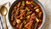 روش جدید تهیه خورشت بامیه عراقی